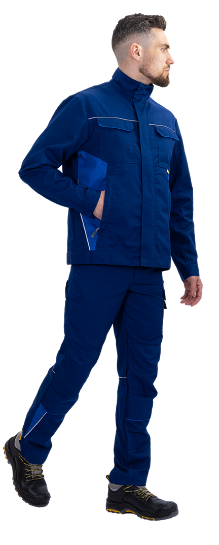 Куртка мужская GT от механических воздействий и ОПЗ, синий-василек