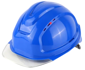 Каска СОМЗ-80 АБСОЛЮТ ПРЕСТИЖ RAPID (783718) синяя, бесцветный козырек Кас 114.783718