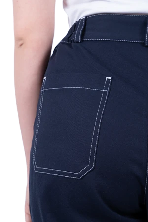 Костюм РАЦИОНАЛИЗАТОР летний, синий-василек, 100% х/б, женский (куртка, брюки) Кос 1710