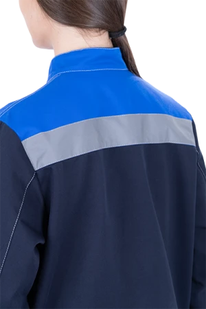 Костюм РАЦИОНАЛИЗАТОР летний, синий-василек, 100% х/б, женский (куртка, брюки)