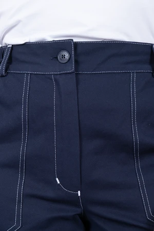 Костюм РАЦИОНАЛИЗАТОР летний, синий-василек, 100% х/б, женский (куртка, брюки)