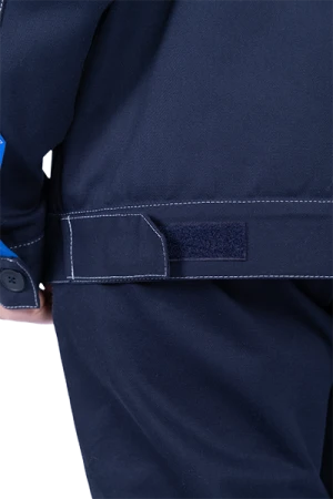 Костюм РАЦИОНАЛИЗАТОР летний, синий-василек, 100% х/б, женский (куртка, брюки)