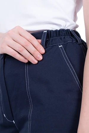 Костюм РАЦИОНАЛИЗАТОР летний, синий-василек, 100% х/б, женский (куртка, брюки)