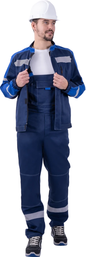 Костюм РОУД летний, синий-василек (Куртка+полукомбинезон)