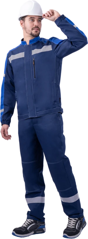 Костюм РОУД летний, синий-василек (Куртка+полукомбинезон)