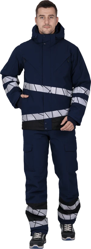 Куртка мужская ACTIVE от пониженных температур, синий-черный