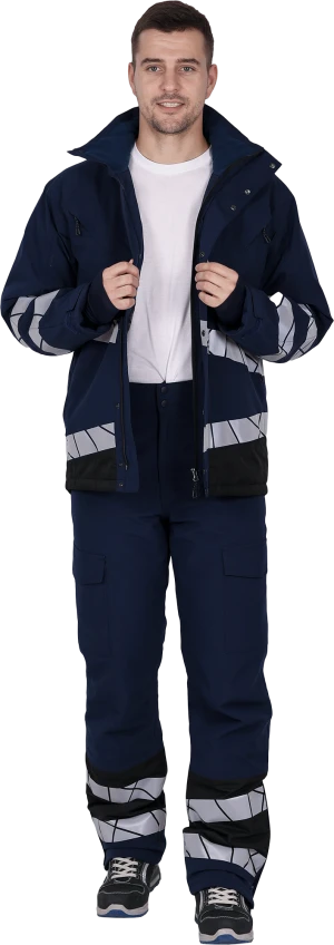 Куртка мужская ACTIVE от пониженных температур, синий-черный