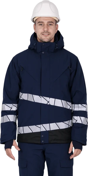 Куртка мужская ACTIVE от пониженных температур, синий-черный