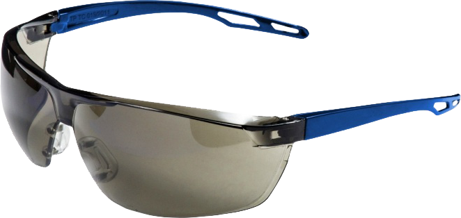 Очки РОСОМЗ™ О28 ПОБЕДИТ StrongGlass (12855-5) (PC) (KN) серые, мягкий носоупор Очк 048.12855-5