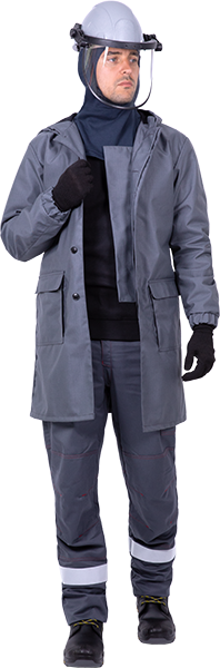 Плащ термостойкий ЗЭТВ 26.6 кал/см2 В/а П-3