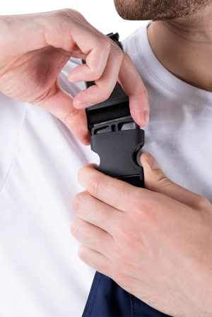 Полукомбинезон мужской ACTIVE FLEX / АКТИВ ФЛЕКС для защиты от механических воздействий и ОПЗ, т.синий/флуоресцентный желтый