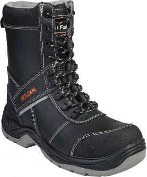 Ботинки iForm высокий берец с КП, кожаные ПУ/нитрил Бот 105
