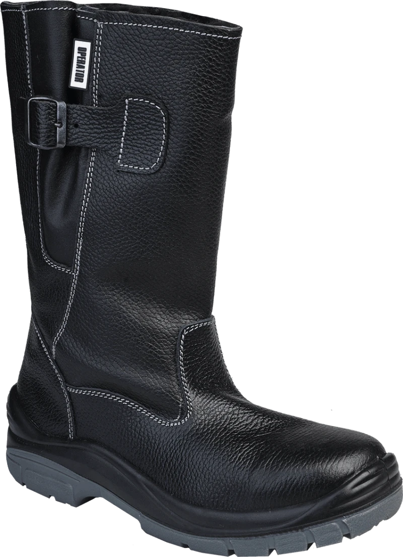 Сапоги OPERATOR (Н52.1.5.3.1) с КП нат. мех, кожаные ПУ/ТПУ Сап 095