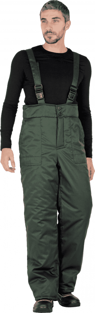 Брюки мужские ЛАНДШАФТ от пониженных температур воздуха, механических воздействий и ОПЗ, зелёные