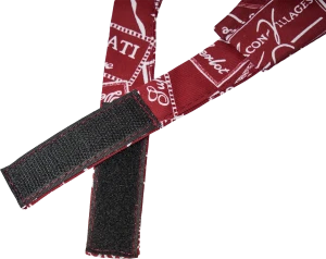 Козырек ЛЮКС, бордовый с принтом