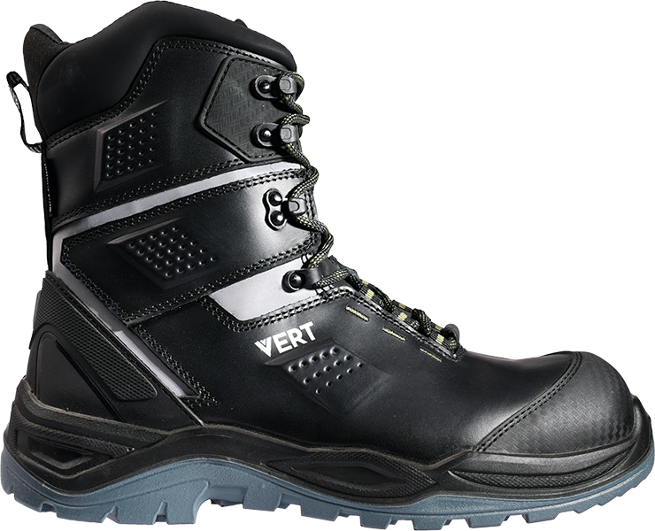 Ботинки VERT (VERT 3005) высокий берец с КП и КС нат.мех, кожаные ПУ/ТПУ