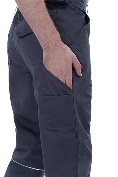 Брюки мужские GT от механических воздействий и ОПЗ, серый-т.серый