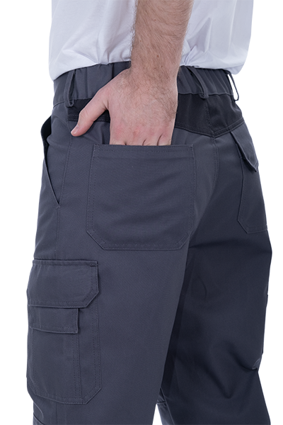 Брюки мужские GT от механических воздействий и ОПЗ, серый-т.серый