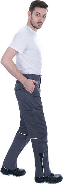 Брюки мужские GT от механических воздействий и ОПЗ, серый-т.серый