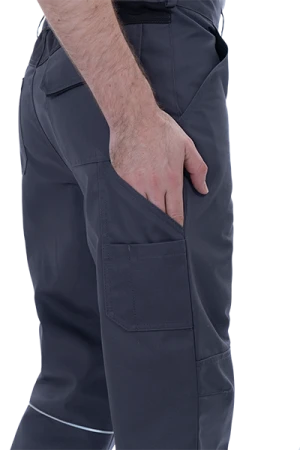 Брюки мужские GT от механических воздействий и ОПЗ, серый-т.серый