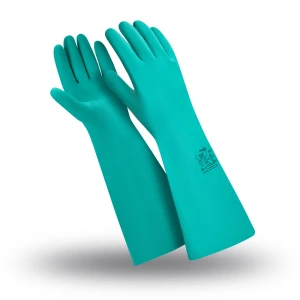 Перчатки ДИЗЕЛЬ (CG-927), нитрил, 0.55 мм, 460 мм, без подкладки, цвет зеленый Пер 657
