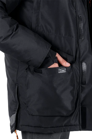 Куртка мужская iForm ORIGINAL от пониженных температур воздуха и ветра, механических воздействий и ОПЗ, черный