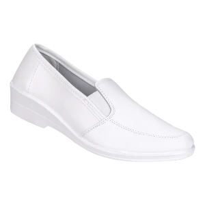 Туфли АЛМИ (67110-00101), женские, кожаные ПУ (белые) Туф 005