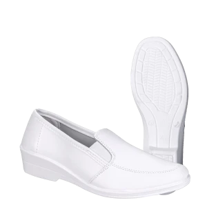 Туфли АЛМИ (67110-00101), женские, кожаные ПУ (белые) Туф 005