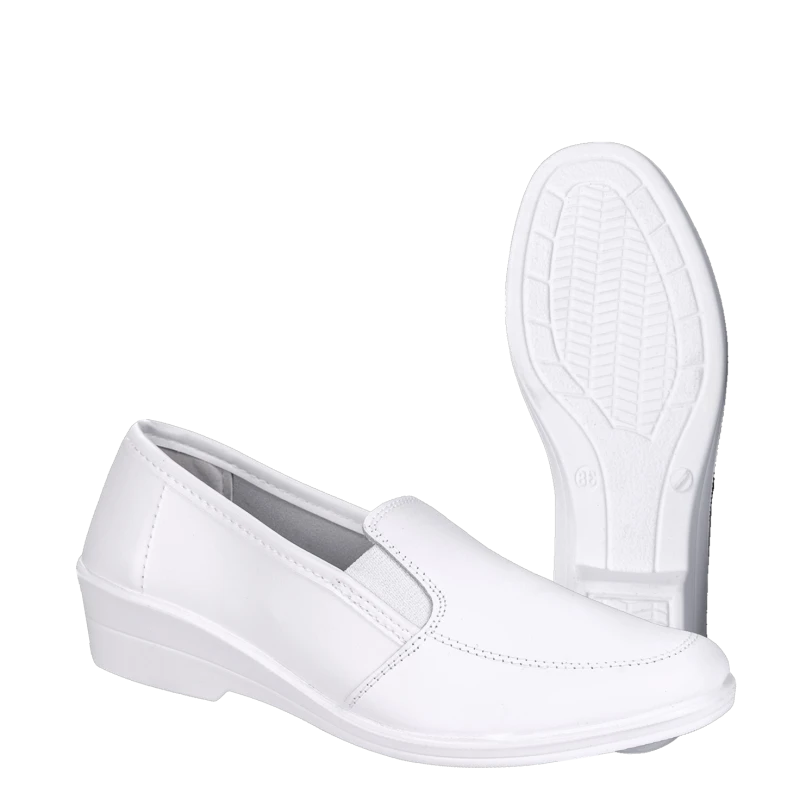 Туфли АЛМИ (67110-00101), женские, кожаные ПУ (белые) Туф 005