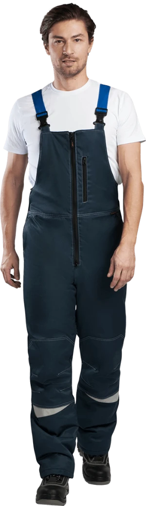 Костюм мужской КМ-10 ЛЮКС от пониженных температур воздуха, механических воздействий и ОПЗ, синий/василек Кос 466