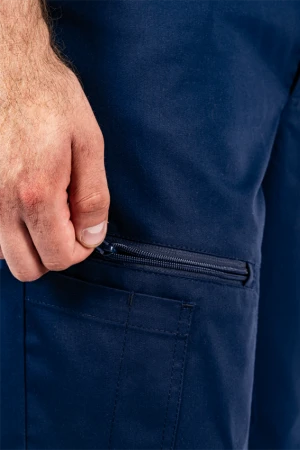 Костюм мужской ДЮРАБЛ от механических воздействий и ОПЗ (куртка, брюки), синий