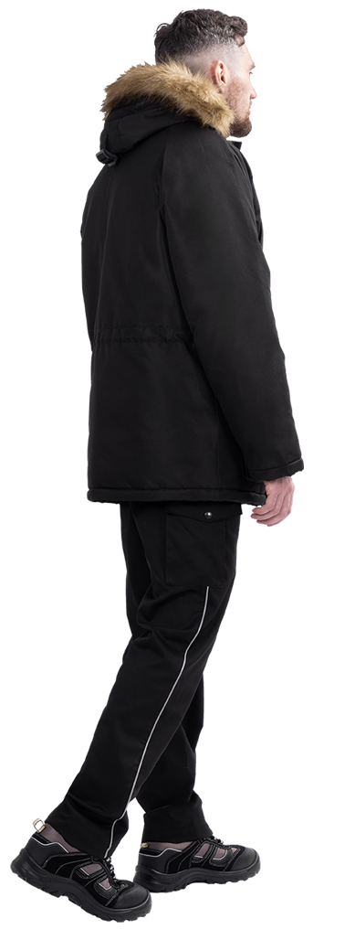 Куртка мужская ФОРПОСТ зимняя для защиты от пониженных температур механических воздействий и ОПЗ, черная Кур 209