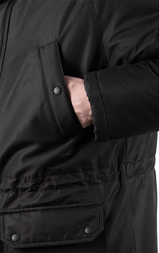 Куртка мужская ФОРПОСТ зимняя для защиты от пониженных температур механических воздействий и ОПЗ, черная Кур 209