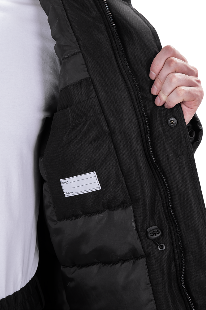 Куртка мужская ФОРПОСТ зимняя для защиты от пониженных температур механических воздействий и ОПЗ, черная Кур 209