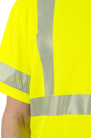 Футболка короткий рукав (СФ-3), Со - 2-й класс защиты, флуоресцентный желтый