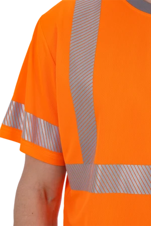 Футболка короткий рукав (СФ-3), Со - 2-й класс защиты, флуоресцентный оранжевый