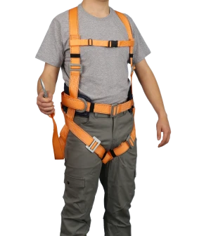 Привязь СПР-03 аА, строп лента с амортизатором Поя 009.01