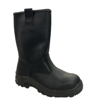 Сапоги СВАРЩИК с МП юфтевые ПУ/Нитрил (60В МП)