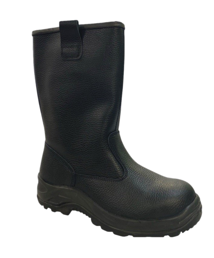 Сапоги СВАРЩИК с МП юфтевые ПУ/Нитрил (60В МП)
