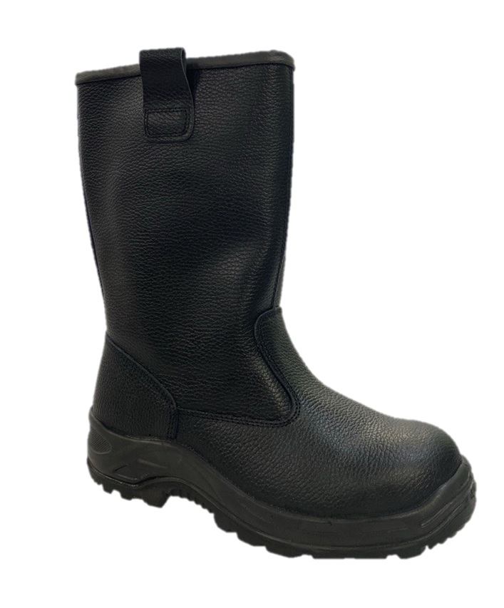 Сапоги СВАРЩИК с МП юфтевые ПУ/Нитрил (60В МП)