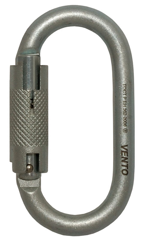 Карабин СТАЛЬНОЙ ОВАЛ (vnt 1010) с байонетной муфтой (16 мм) Поя 132.1010