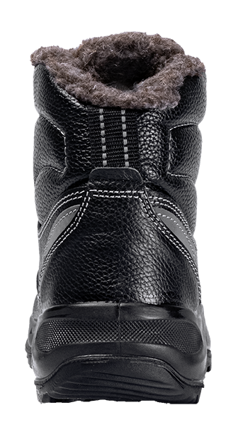 Ботинки TURBO с КП шерст. мех, хромовые ПУ/нитрил (Бот. 115)