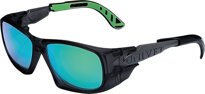 Очки UNIVET™ 5X9 (5X9.04.02.09) (РС) Anti-scratch, зеленые зеркальные Очк 809.09