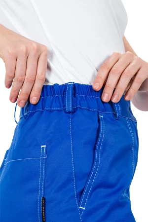 Костюм женский КМ-10 ЛЮКС от механических воздействий и ОПЗ (куртка, брюки), василек/синий Кос 065