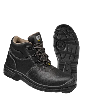 Ботинки BESTBOY259 (БЕСТБОЙ259) с МП и МС нат.мех, кожаные ПУ/нитрил