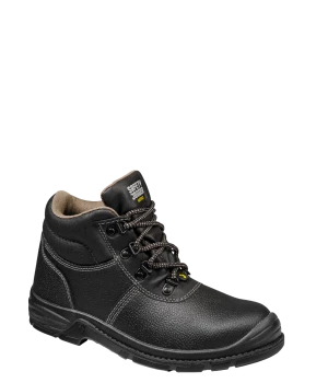 Ботинки BESTBOY259 (БЕСТБОЙ259) с МП и МС нат.мех, кожаные ПУ/нитрил
