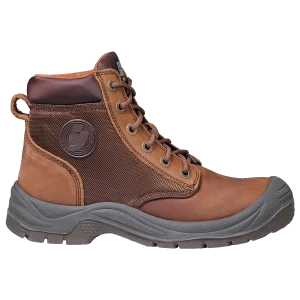 Ботинки DAKAR (ДАКАР) с МП и МС, нубук ПУ/ПУ (коричневые/BRN)