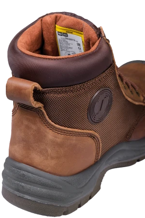 Ботинки DAKAR (ДАКАР) с МП и МС, нубук ПУ/ПУ (коричневые/BRN)