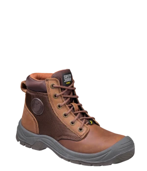 Ботинки DAKAR (ДАКАР) с МП и МС, нубук ПУ/ПУ (коричневые/BRN)
