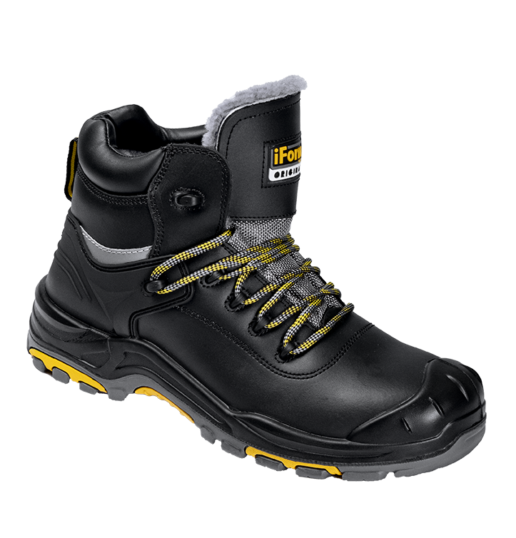 Ботинки iForm® ORIGINAL (ОРИДЖИНАЛ) с КП и КС нат мех, кожаные ПУ/нитрил